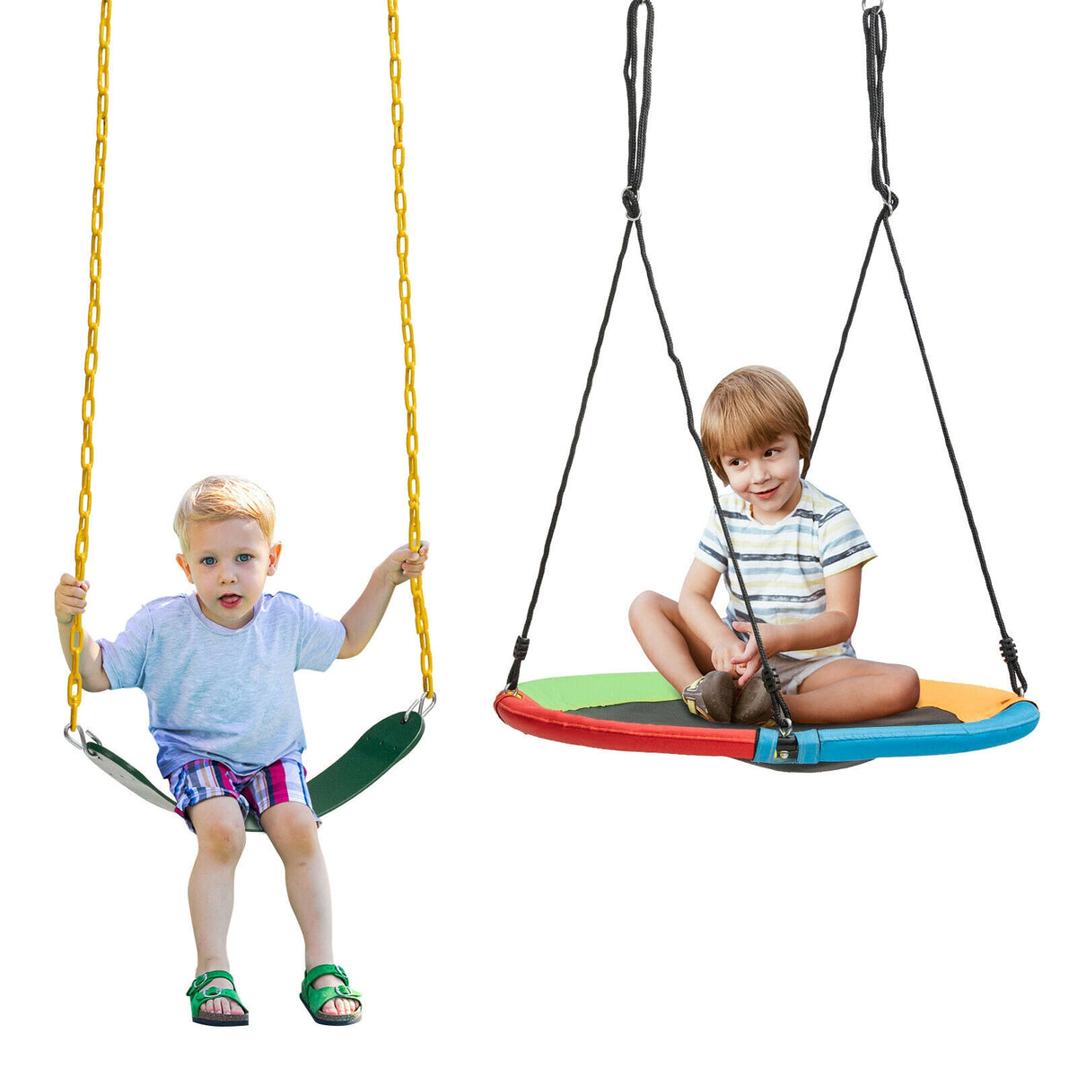 2-Pack Swing Seat Replacement, Saucer Tree Swing, Multicolor Swing & Playsets at Gallery Canada