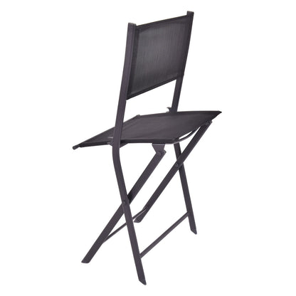 Patio Folding Chairs Set Of 4, Black Patio Dining Chairs at Gallery Canada