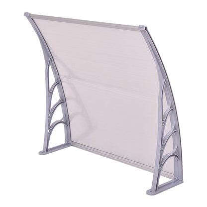 40 x 40 Inch Polycarbonate Outdoor Front Door Window Awning Canopy, Gray Outdoor Shades at Gallery Canada
