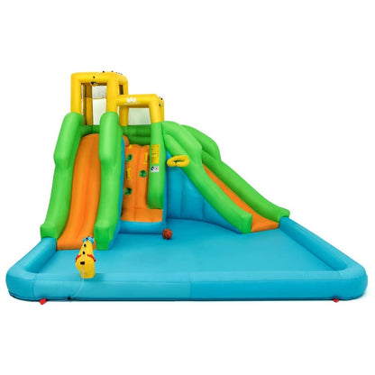 Inflatable Water Park Bounce House With Climbing Wall Bounce House at Gallery Canada