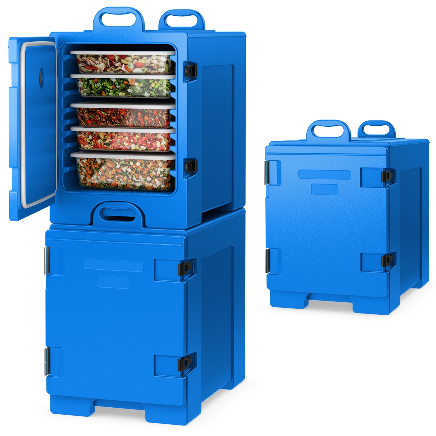 81 Quart Insulated Food Pan Carrier, End Loading, Navy Food Warmers & Burners at Gallery Canada