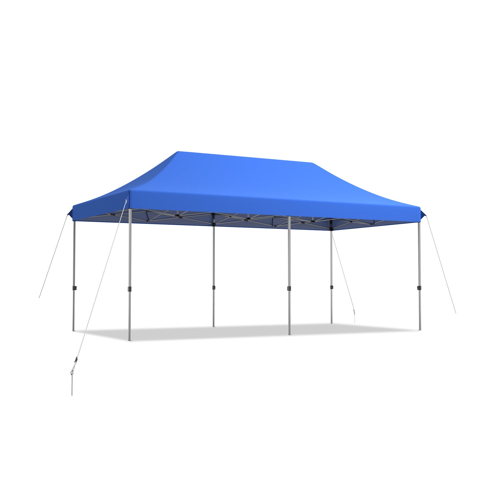 10 x 20 Feet Adjustable Folding Sun Shelter, Carrying Bag, Blue Canopies at Gallery Canada