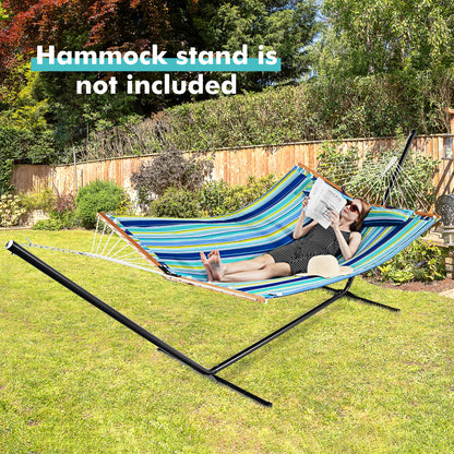 Foldable Portable Patio Hammock Swing Chair Bed, Blue Green Hammocks at Gallery Canada