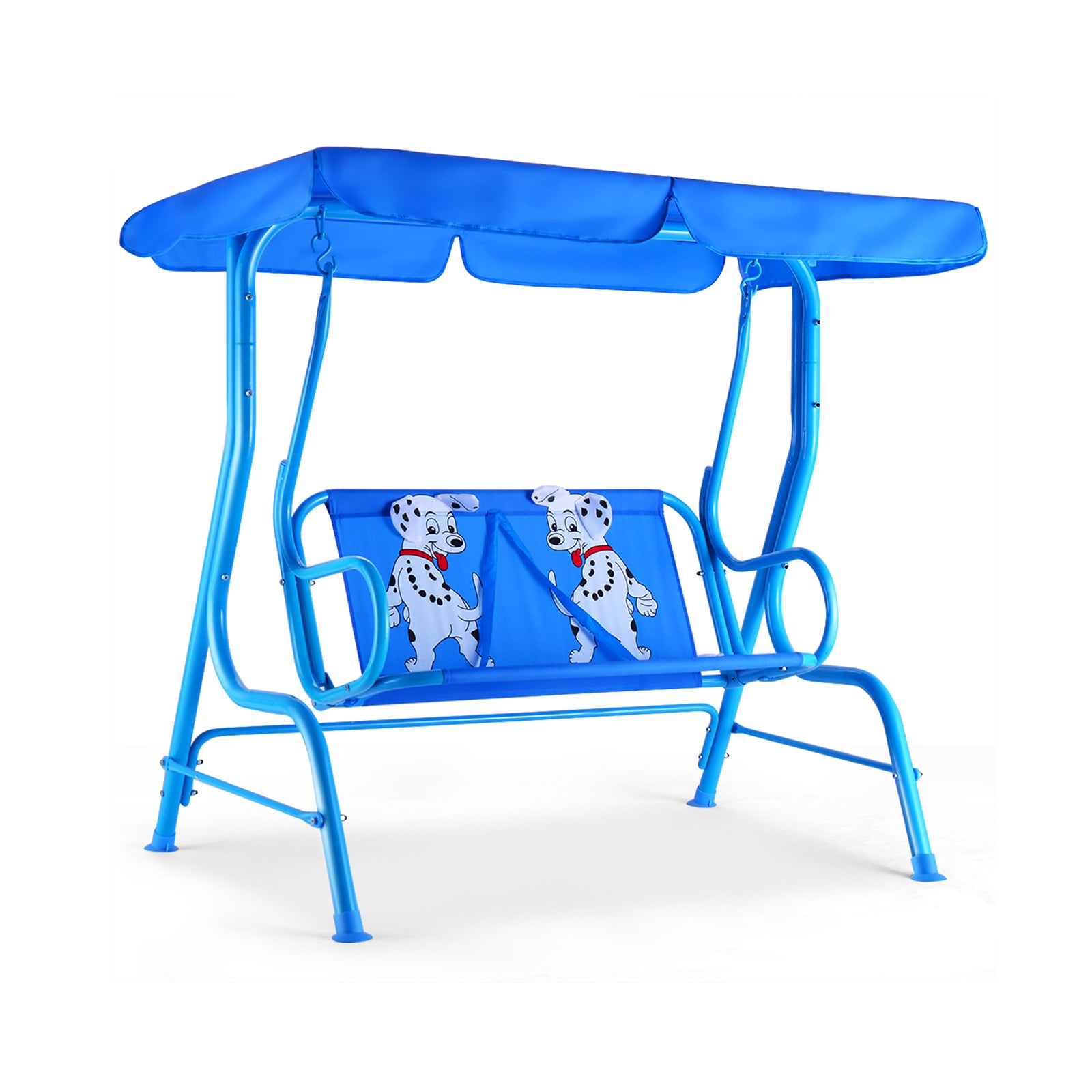 Outdoor Kids Swing Bench With Canopy, 2 Seats, Blue Porch Swings at Gallery Canada
