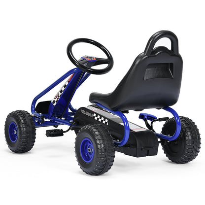 4 Wheel Pedal Powered Ride On, Adjustable Seat, Blue Powered Ride On Toys at Gallery Canada