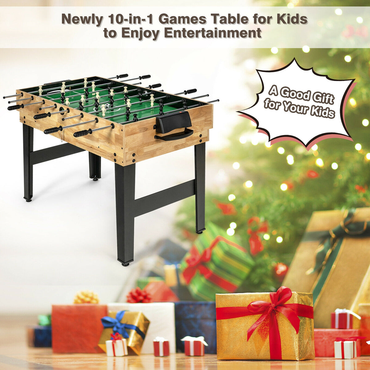 10-In-1 Multi Combo Game Table Set, Multicolor Game Room at Gallery Canada