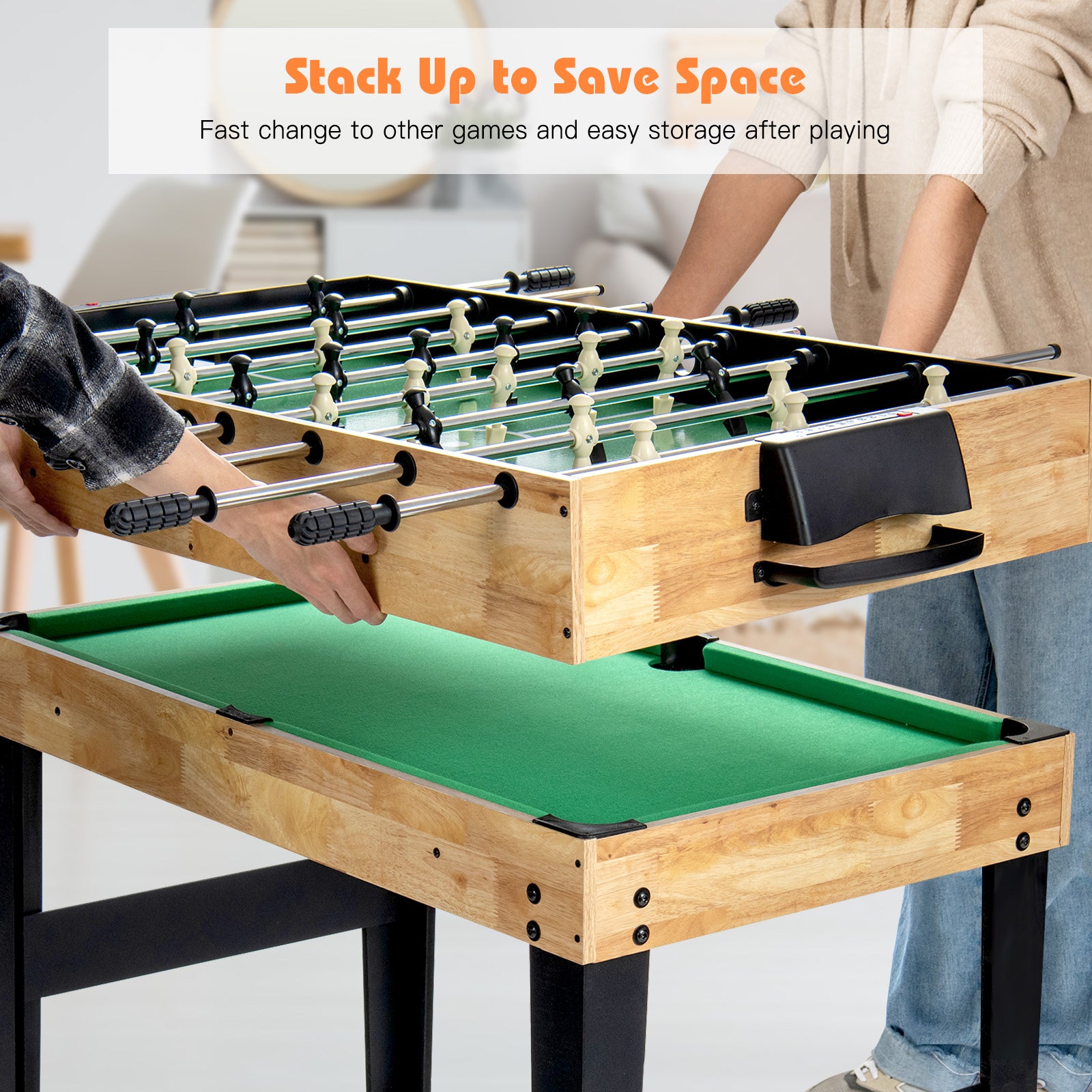10-In-1 Multi Combo Game Table Set, Multicolor Game Room at Gallery Canada