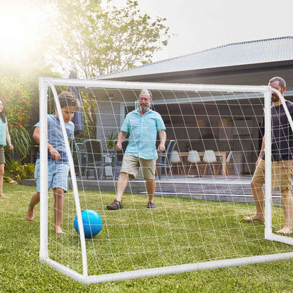 6 x 4 Feet Soccer Goal, Strong UPVC Frame, White Sport Equipments at Gallery Canada