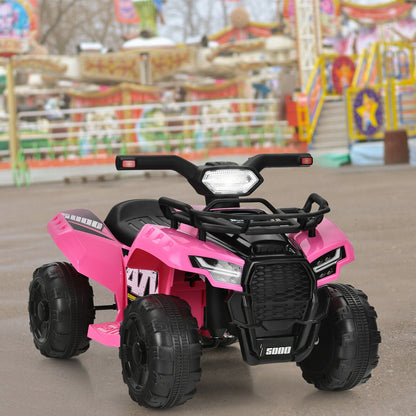 6V Kids ATV Quad Electric Ride On Car, Pink Powered Ride On Toys at Gallery Canada