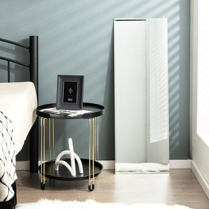 43 x 15 Inch Wall Mounted Frameless Full Length Mirror, Transparent Wall Mirrors at Gallery Canada