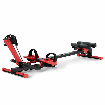 4-in-1 Folding Rowing Machine, Control Panel, Home Gym, Red Rowing Machines at Gallery Canada