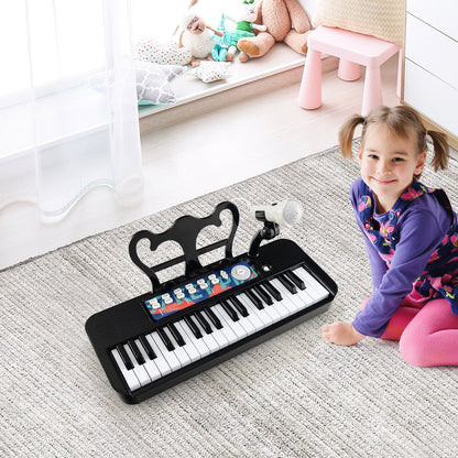 Kids Piano Keyboard, 37-Key, With Microphone, Black Pianos & Keyboards at Gallery Canada