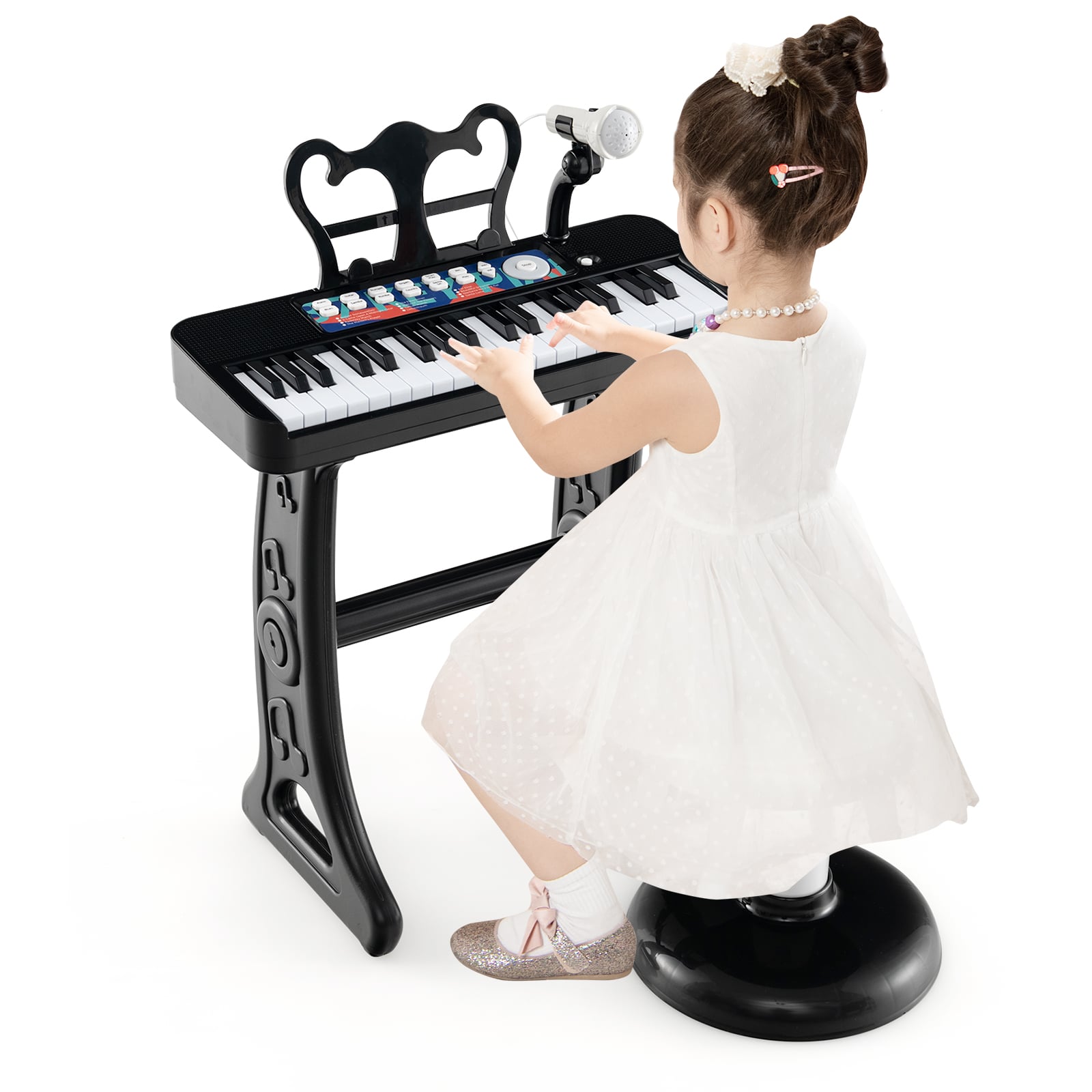 Kids Piano Keyboard, 37-Key, With Microphone, Black Pianos & Keyboards at Gallery Canada