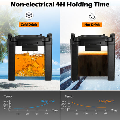 2.5 Gallon Insulated Beverage Dispenser, Black Water Dispensers at Gallery Canada