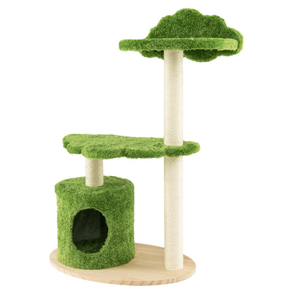 38 Inch Cat Tree, Indoor Cats, Sisal Scratching Posts, Green Cat Trees Condos & Scratchers at Gallery Canada