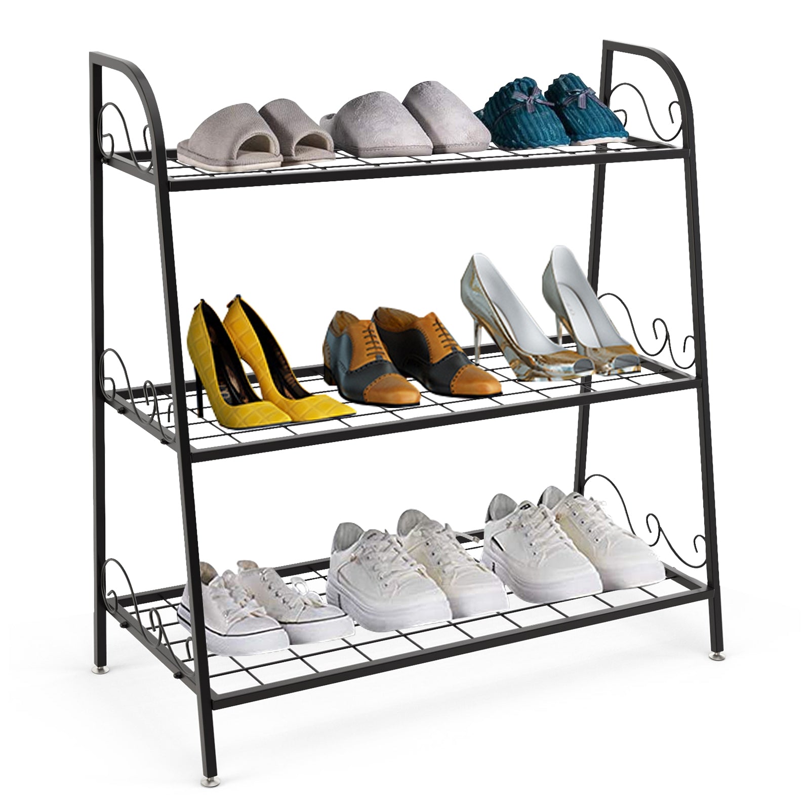 3-Tier Metal Plant Stand, Black Plant Stands at Gallery Canada