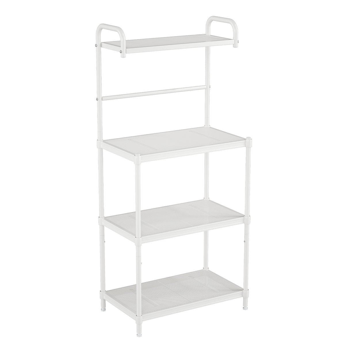 4-Tier Kitchen Storage Rack, Microwave Oven Shelves, White Baker's Racks at Gallery Canada