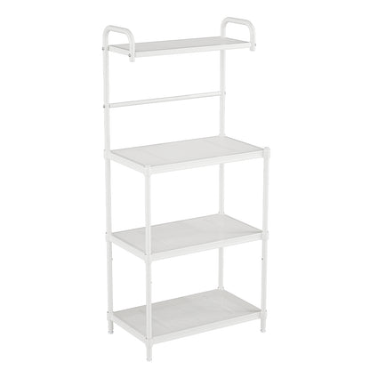 4-Tier Kitchen Storage Rack, Microwave Oven Shelves, White Baker's Racks at Gallery Canada