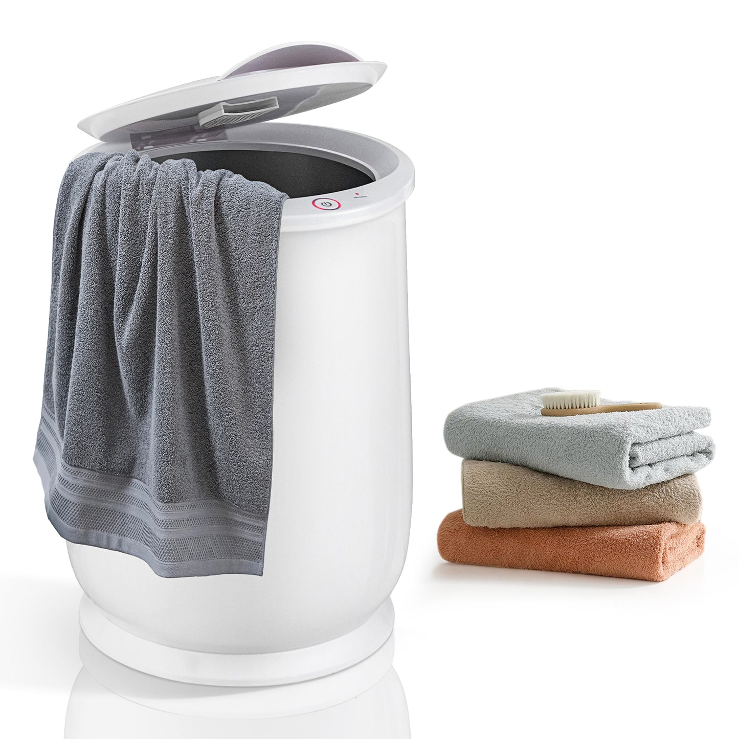 20L Bathroom Towel Warmer, Auto Shut Off, White Dryers White at Gallery Canada