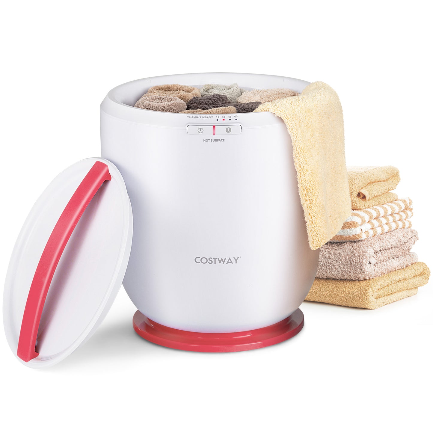 Countertop Towel Warmer Bucket With Auto Shut Off, Pink Dryers at Gallery Canada
