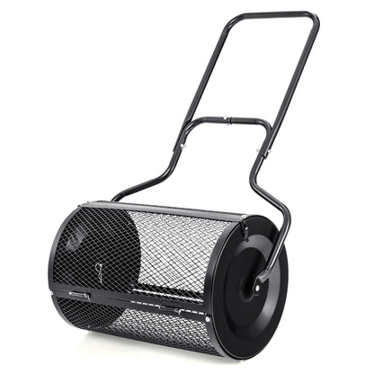 24” Peat Moss Spreader, U-Shape Handle, Black Garden Tools Black at Gallery Canada
