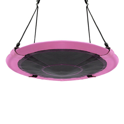 40 Inch Flying Saucer Tree Swing, Indoor Outdoor Play Set, Pink Swing & Playsets at Gallery Canada