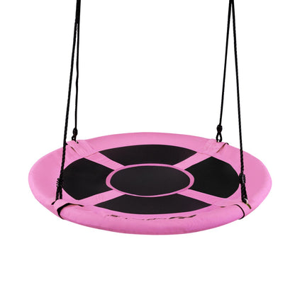 40 Inch Flying Saucer Tree Swing, Indoor Outdoor Play Set, Pink Swing & Playsets at Gallery Canada