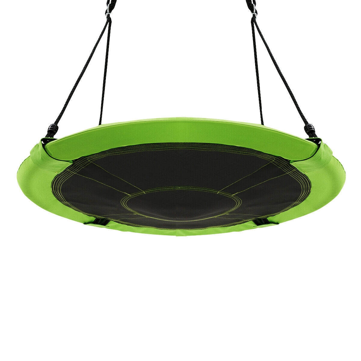 40 Inch Flying Saucer Tree Swing, Indoor Outdoor Play Set, Green Swing & Playsets at Gallery Canada