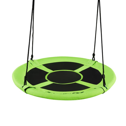 40 Inch Flying Saucer Tree Swing, Indoor Outdoor Play Set, Green Swing & Playsets at Gallery Canada