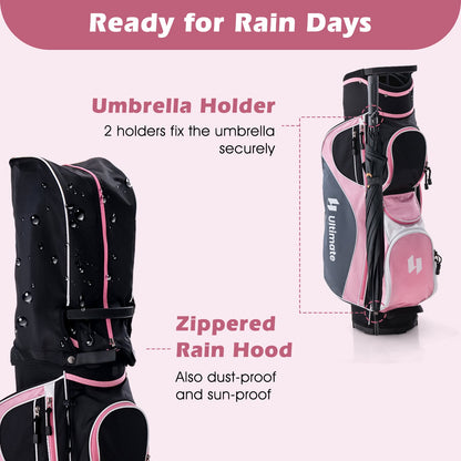 Women's Complete Golf Club Set, Right Hand, Rain Hood, Pink Golf at Gallery Canada