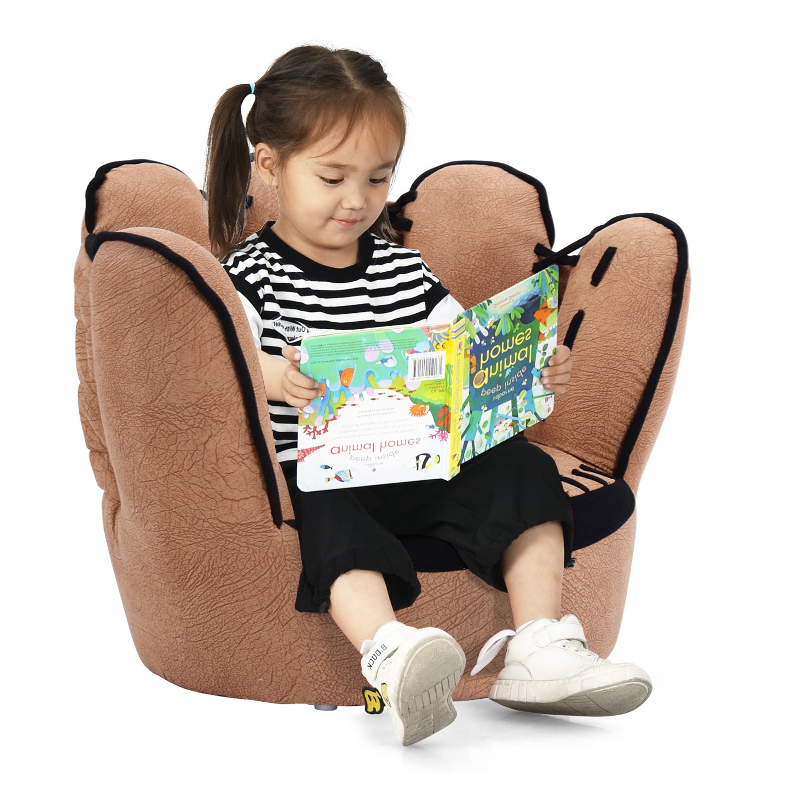 Five Finger Baseball Glove Shaped Kids Sofa, Brown Kids Chairs & Seating at Gallery Canada