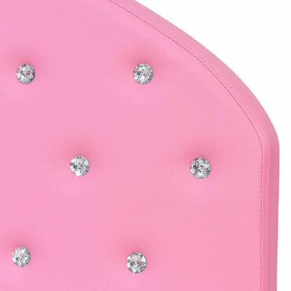 Twin Size Upholstered Platform Toddler Bed, Pink Toddler Beds at Gallery Canada
