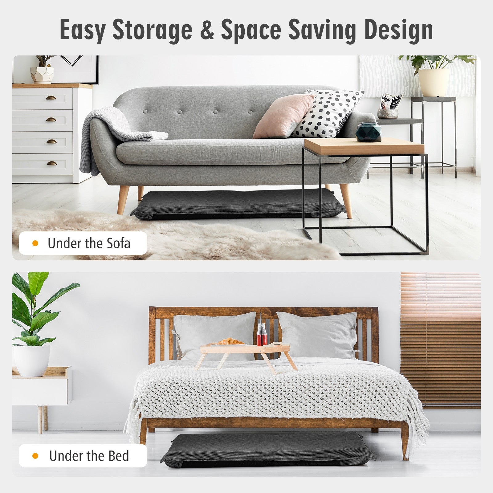 Adjustable 6 Position Folding Sofa Chair, Gray Floor Chairs at Gallery Canada