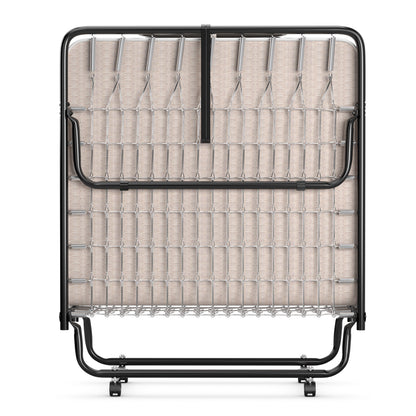 Rollaway Guest Bed, Steel Frame, Memory Foam Mattress, Beige Folding Beds at Gallery Canada