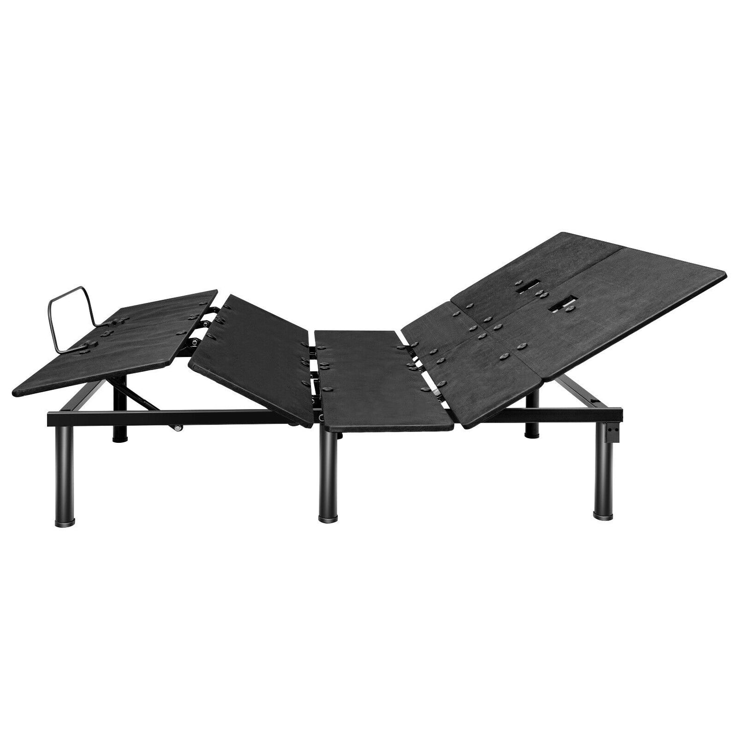 Queen Size Adjustable Bed Base, Head And Foot Incline, Black Simple Bed Frame at Gallery Canada