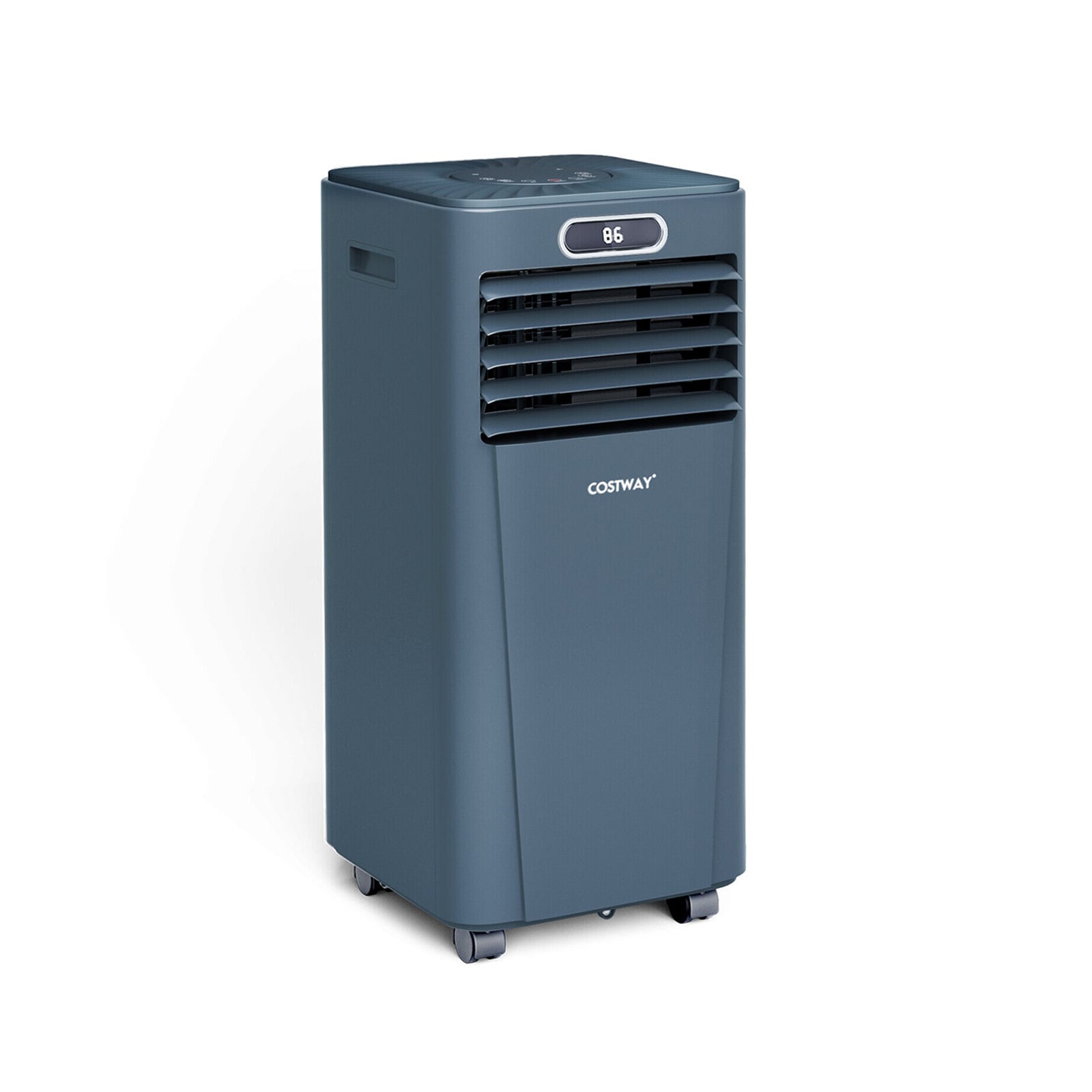 10000 BTU Portable Air Conditioner, Remote Control, Dark Blue Air Conditioners at Gallery Canada