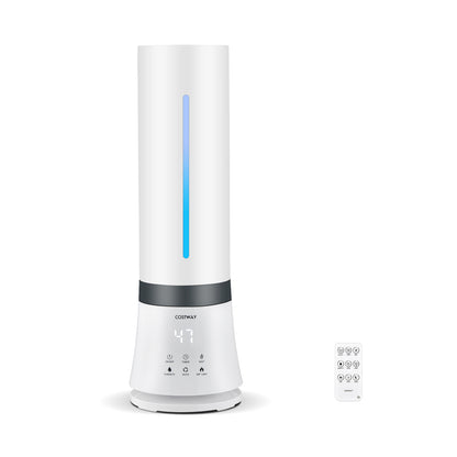 5.5L Cool Mist Humidifier, Remote Control, 12 Hour Timer, White Dehumidifiers White at Gallery Canada