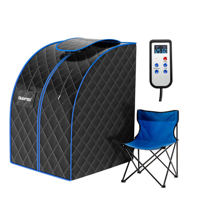 Portable Far Infrared Sauna With Heating Foot Pad, Chair, Black Spa & Salon at Gallery Canada