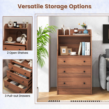 Modern Storage Dresser, Anti-Toppling Device, Walnut Dressers & Chests at Gallery Canada