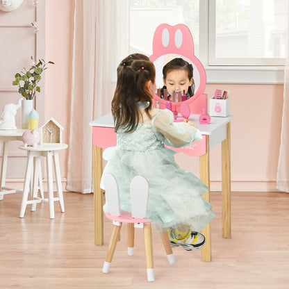Kids Vanity Set With Mirror, Drawer, White Kids Vanities at Gallery Canada