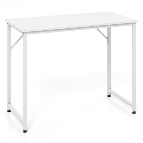 L Shaped Computer Desk, Writing Workstation, White