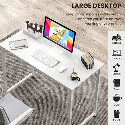 L Shaped Computer Desk, Writing Workstation, White Writing Desks at Gallery Canada