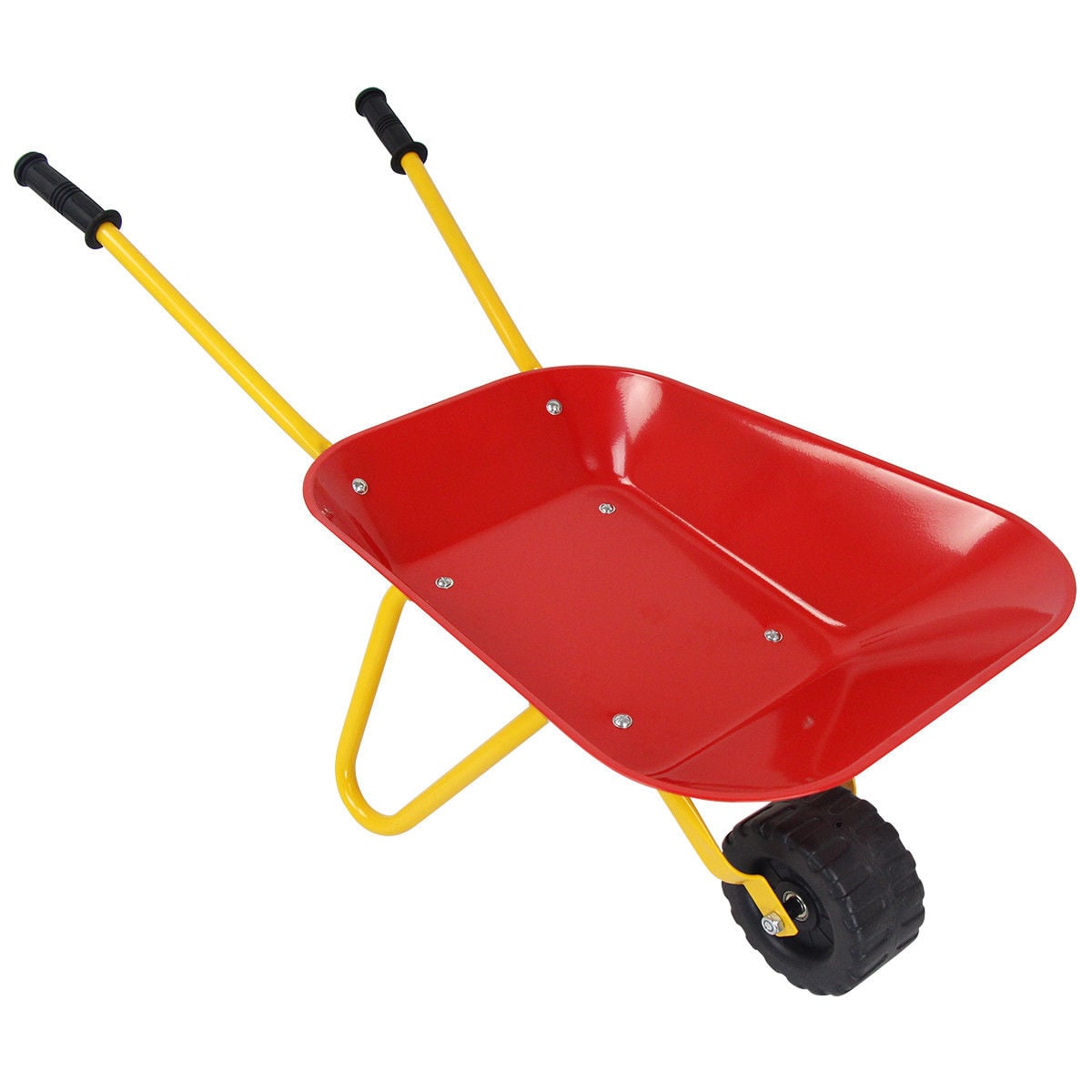 Kids Metal Wheelbarrow, Outdoor Garden Backyard Play Toy, Red Sandboxes at Gallery Canada