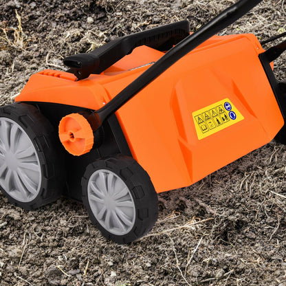 15 Inch 13 Amp Electric Scarifier, Collection Bag, Removable Blades, Orange Garden Tools at Gallery Canada