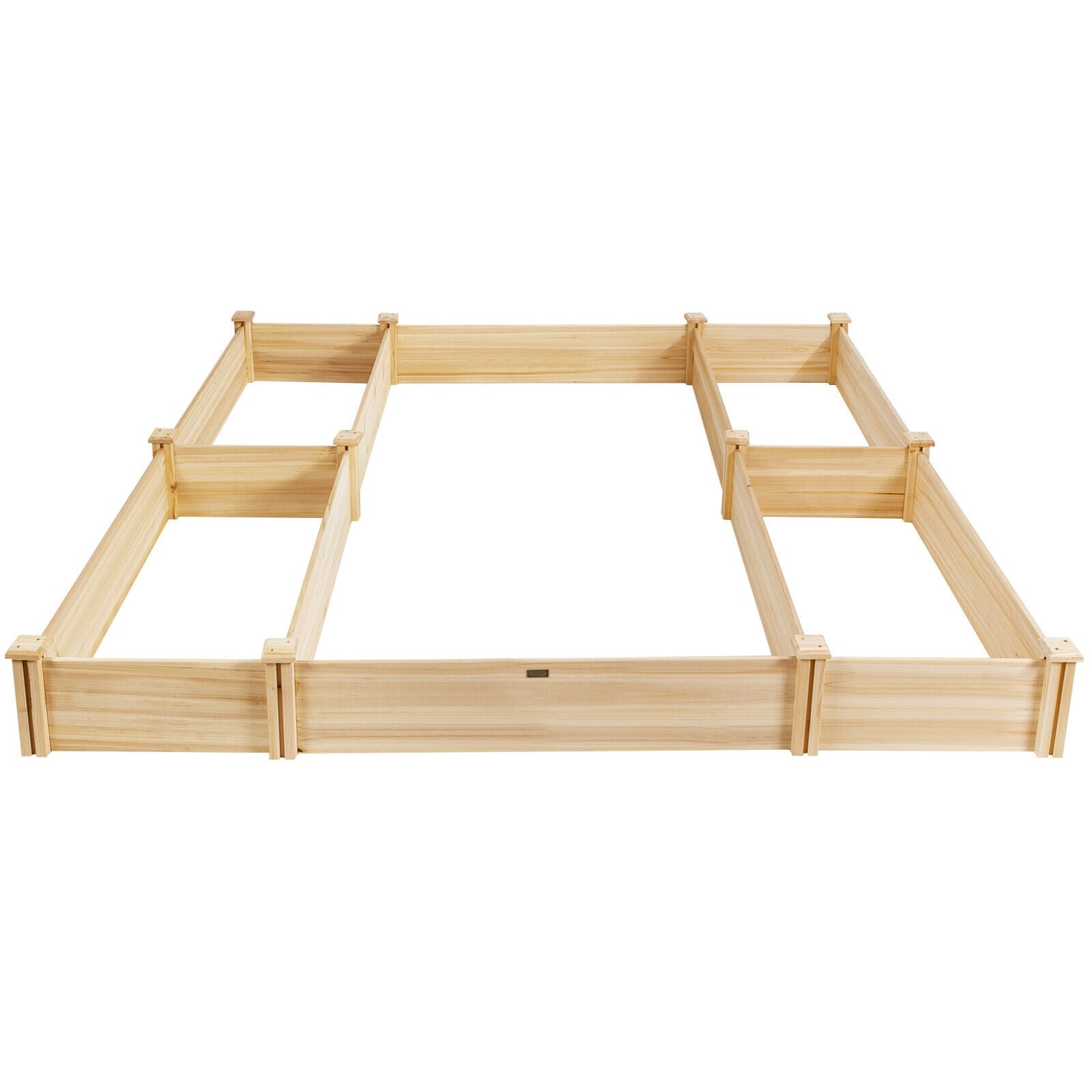 U-Shaped Wooden Garden Raised Bed, Natural Raised Garden Beds at Gallery Canada