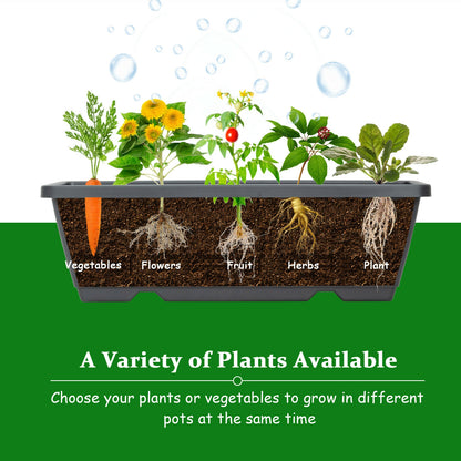 5-Tier Raised Garden Bed, Water Drainage, Flowers Vegetables, Black Raised Garden Beds at Gallery Canada