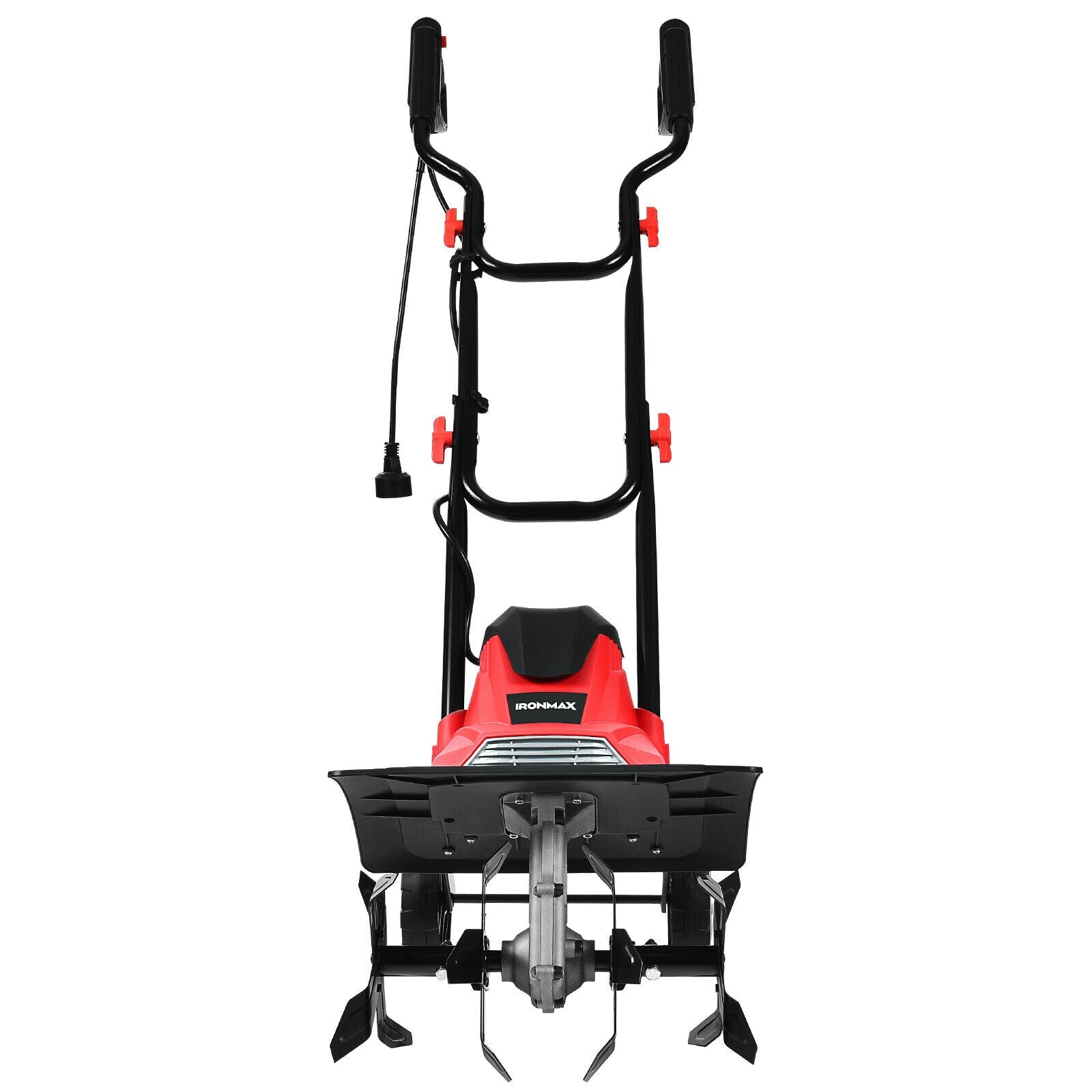 14-Inch 10 Amp Corded Electric Tiller, 9-Inch Tilling Depth, Black, Red Garden Tools at Gallery Canada