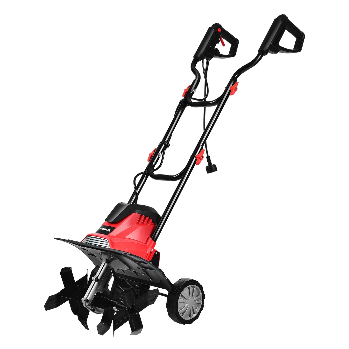 14-Inch 10 Amp Corded Electric Tiller, 9-Inch Tilling Depth, Black, Red Garden Tools at Gallery Canada