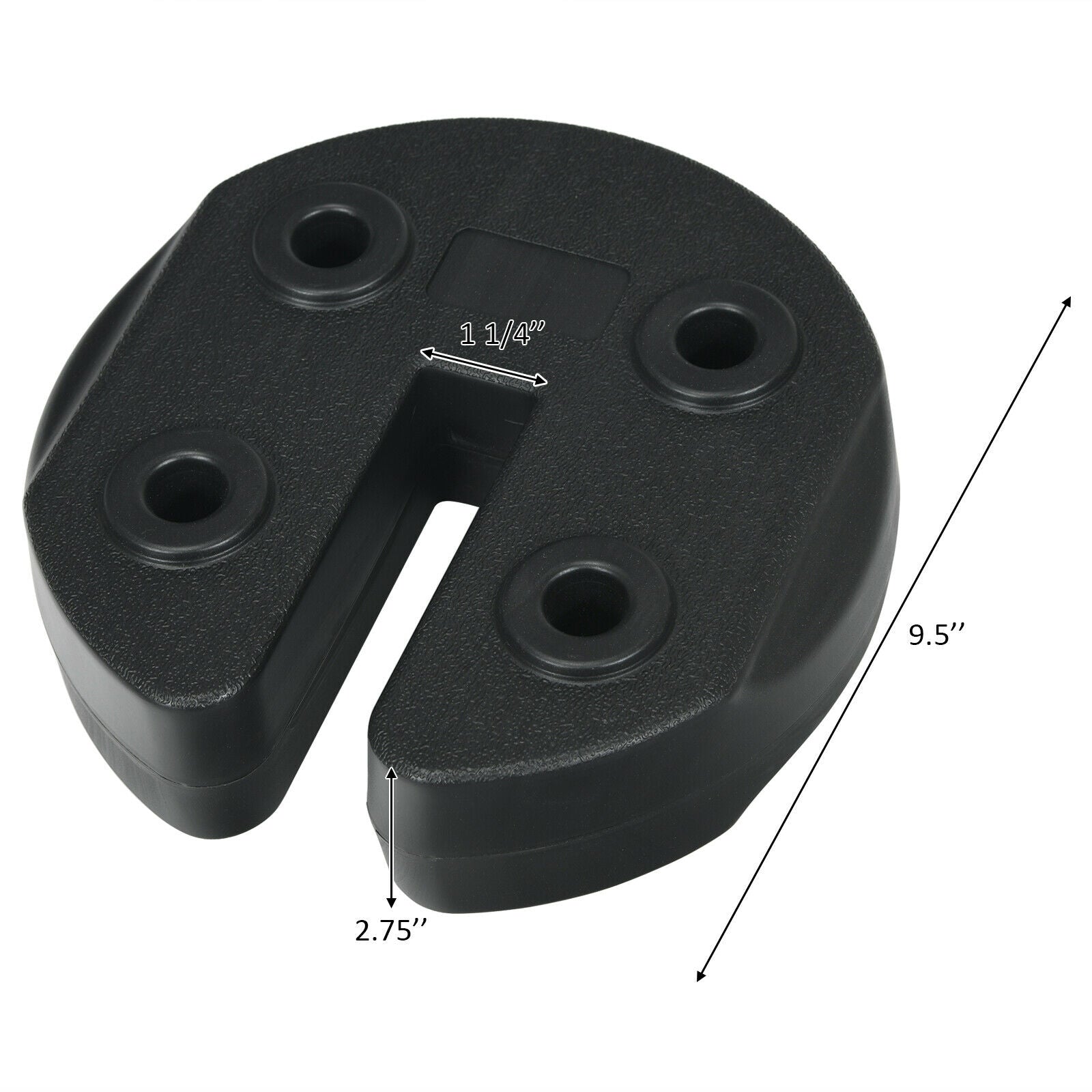 Set Of 6 Canopy Weights, 30lbs Weight Plate Kit, Black Outdoor Umbrella Bases at Gallery Canada