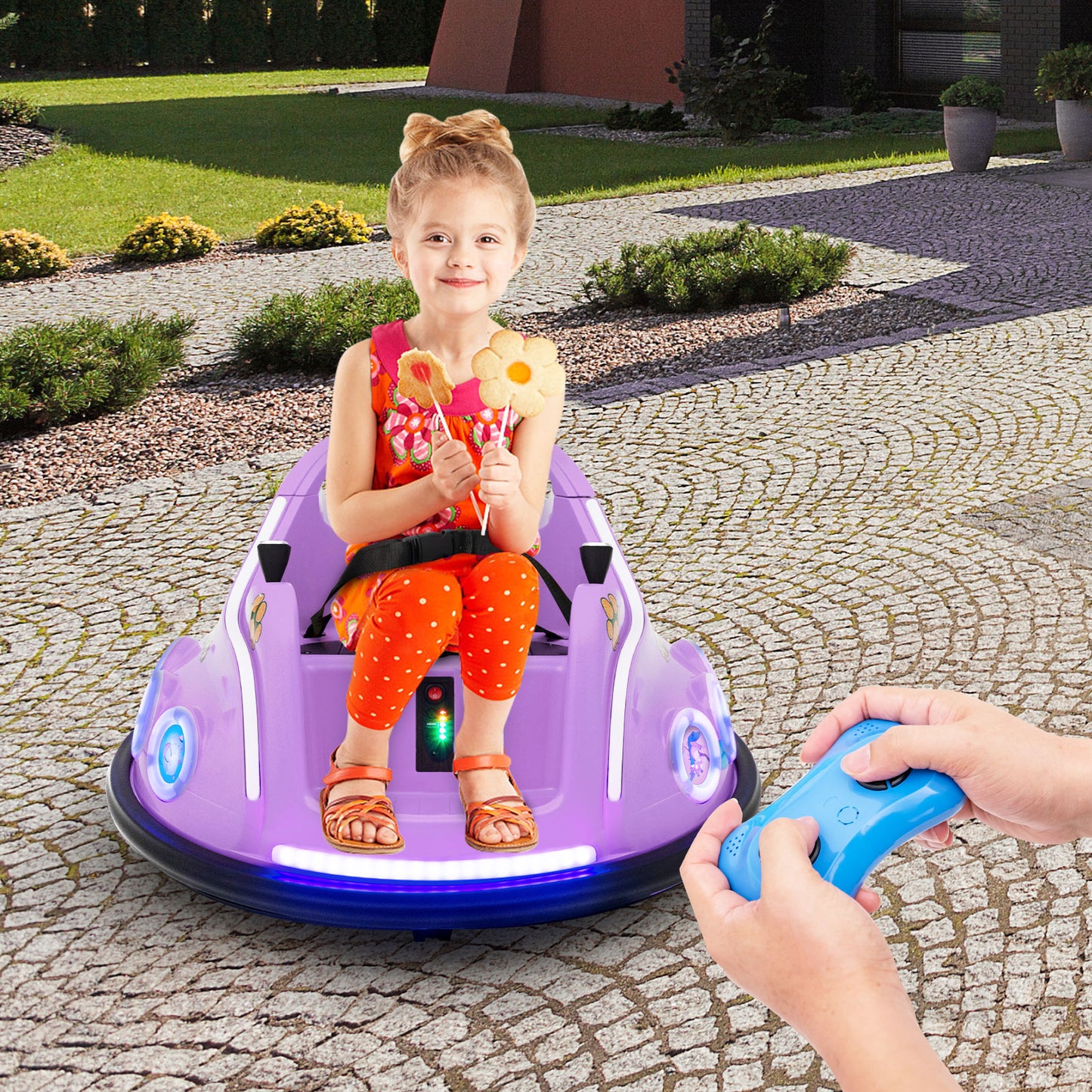 12V Electric Ride On Car With Remote, Purple Powered Ride On Toys at Gallery Canada